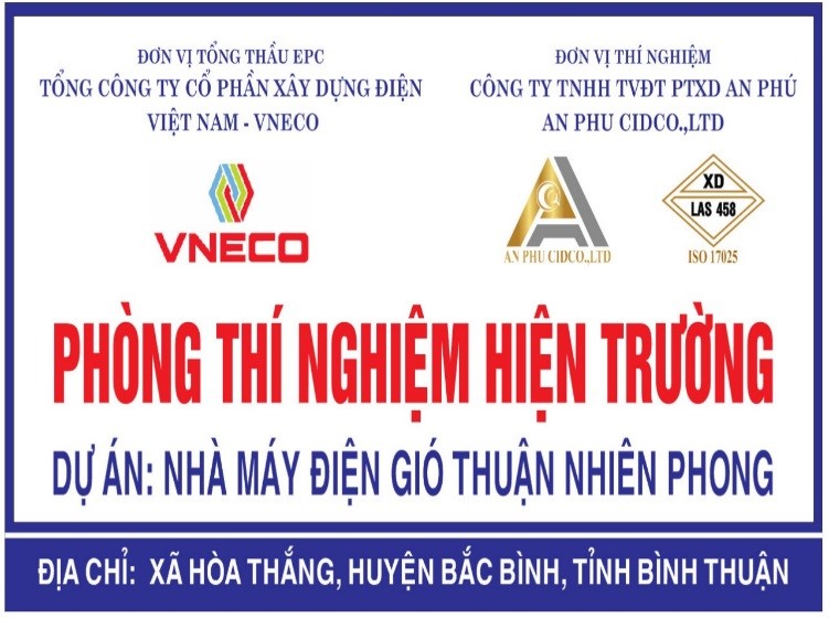 Dự án: Nhà máy điện gió Thuận Nhiên Phong