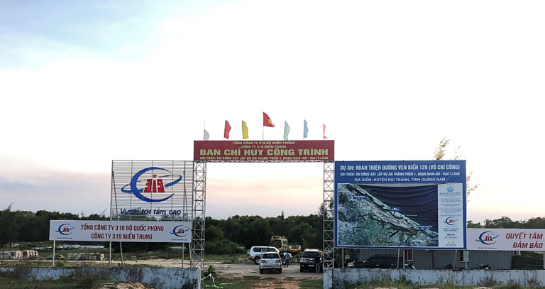 Dự án: Hoàn thiện đường ven biển 129 (Võ Chí Công)